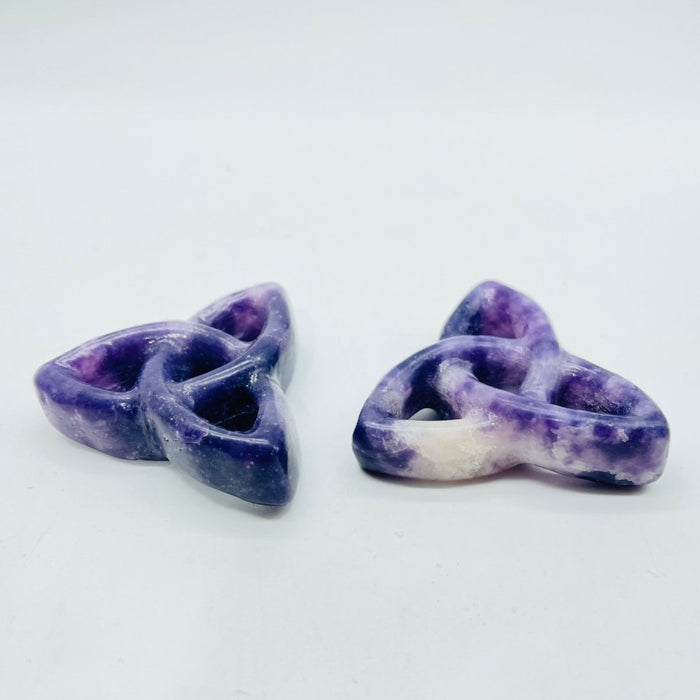 Lepidolite &Strawberry Triangle Circle Quartz Wholesale