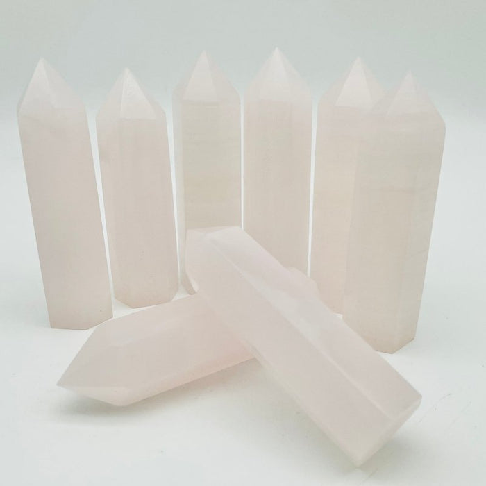Light Pink Calcite Points Wholesale