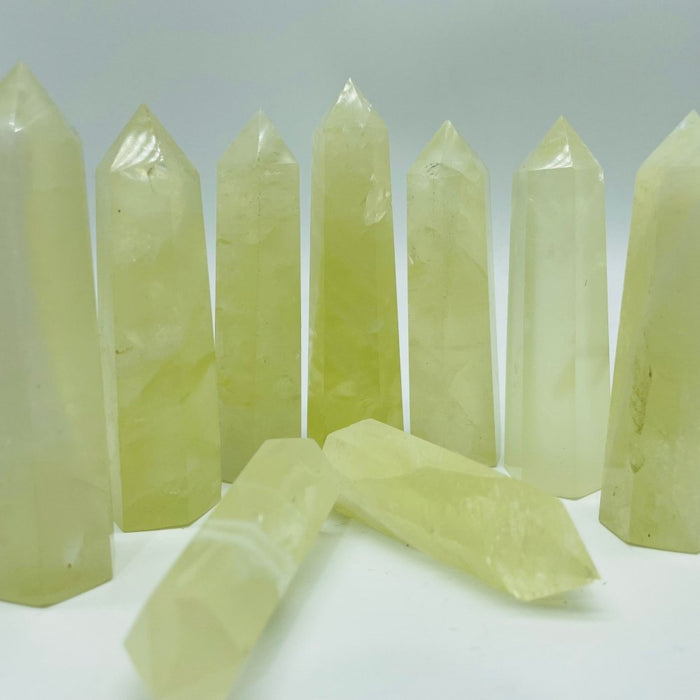 Light Yellow Citrine Point Tower Wholesale