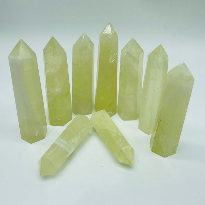 Light Yellow Citrine Point Tower Wholesale