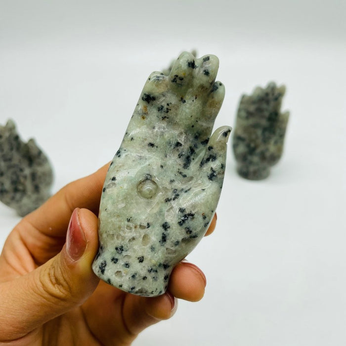 Lotus Jasper Hamsa Hand Carving Wholesale