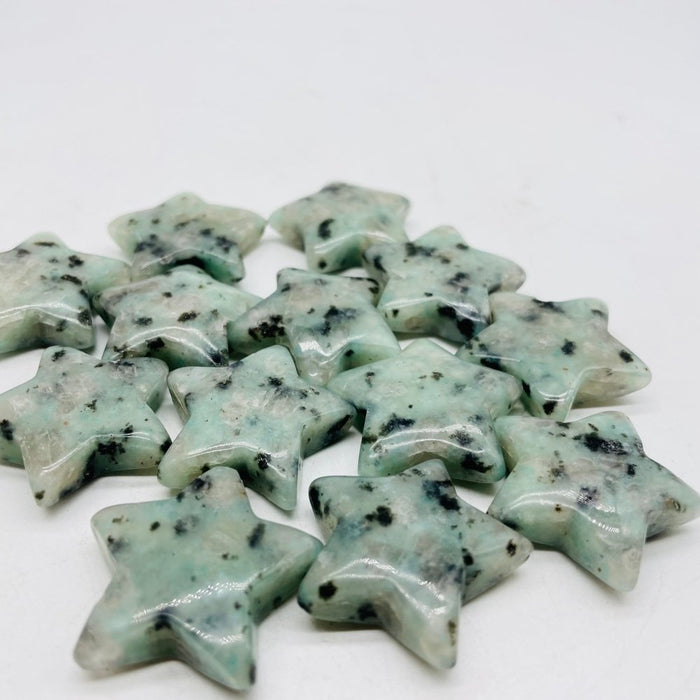 Lotus Jasper Shaped Stars Crystal Healing Stone Wholesale