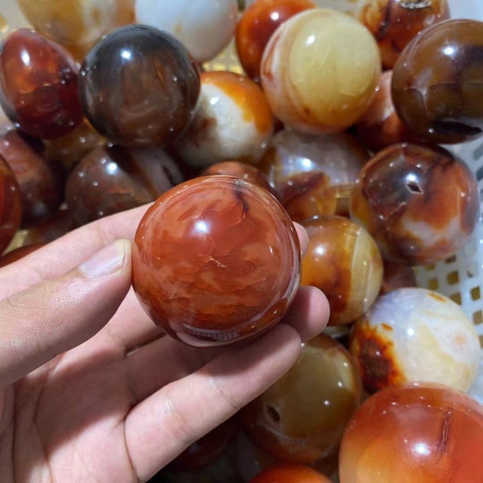 Madagascar Carnelian Agate Ball Wholesale