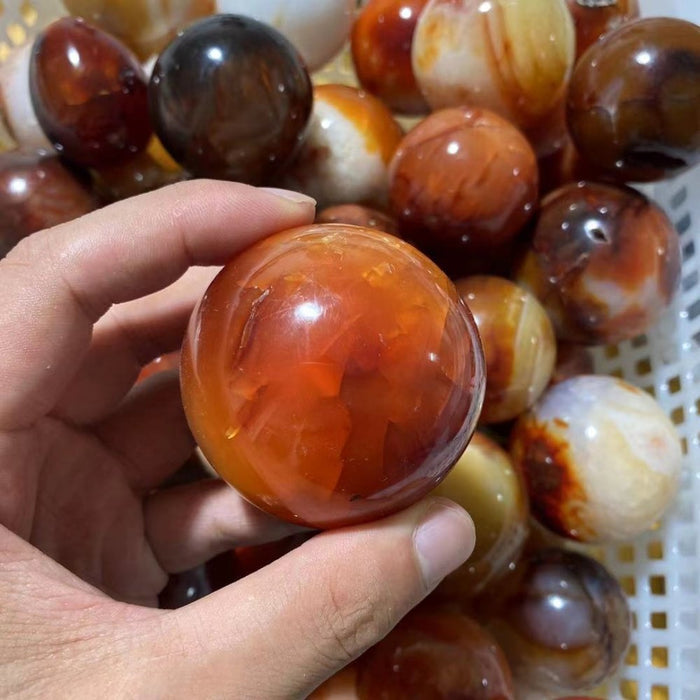 Madagascar Carnelian Agate Ball Wholesale