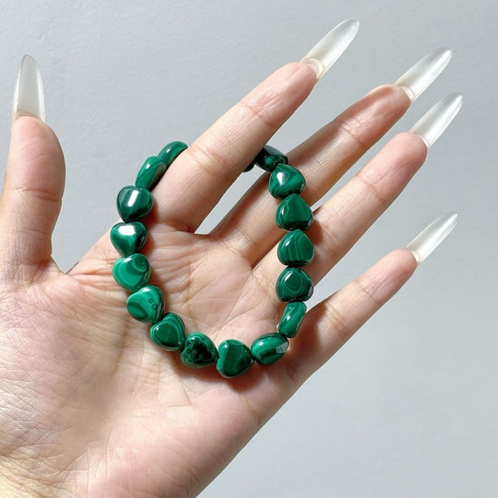 Malachite Heart Bracelet Wholesale