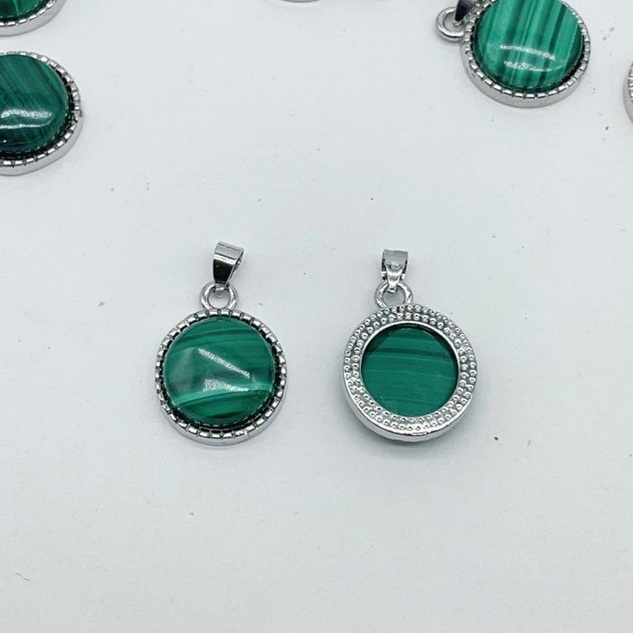 Malachite Round Pendant Crystal Wholesale