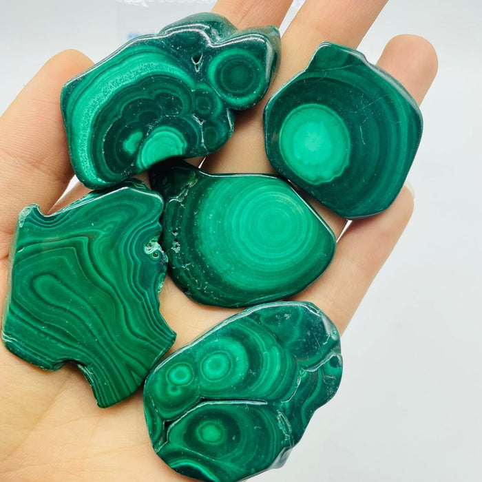 Malachite Small Free Form Slab Wholesale