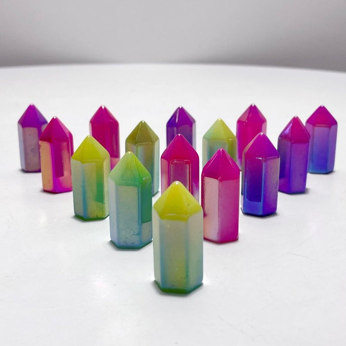 Mini Aura Opalite (man made) Point Wholesale
