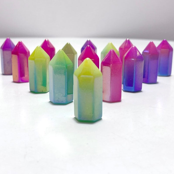 Mini Aura Opalite (man made) Point Wholesale