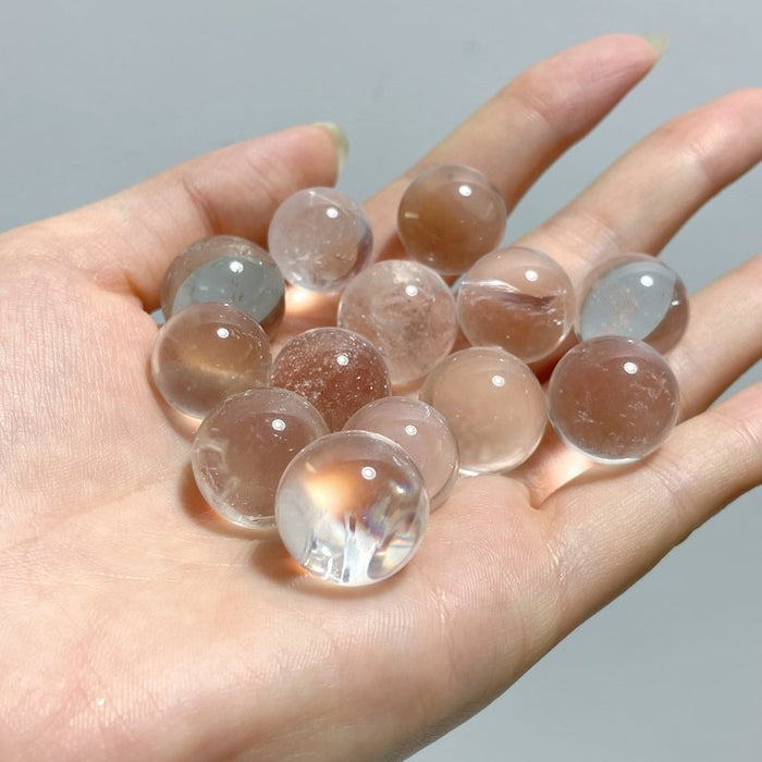 Mini Clear Quartz Spheres 1.5-2.1cm Wholesale