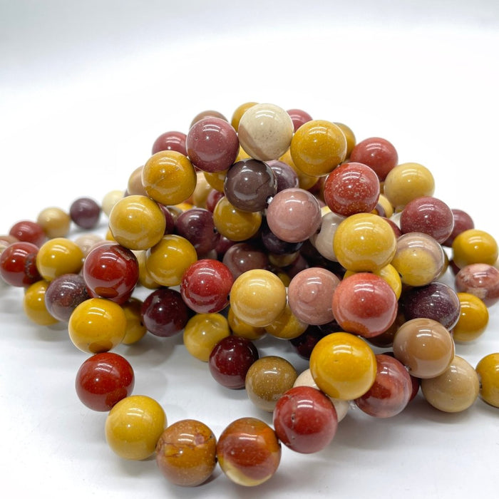 12mm Natural Mookaite Jasper Gemstone Bracelet Wholesale