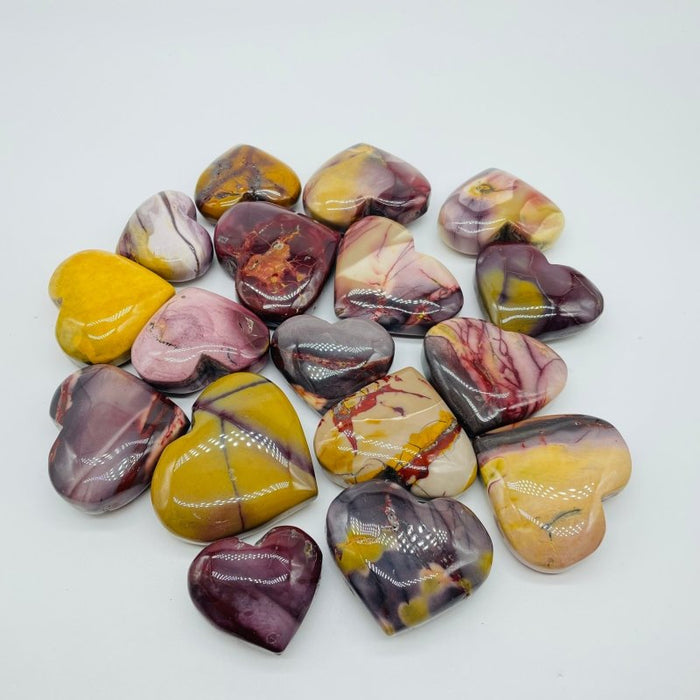 Mookaite Stone Heart Wholesale