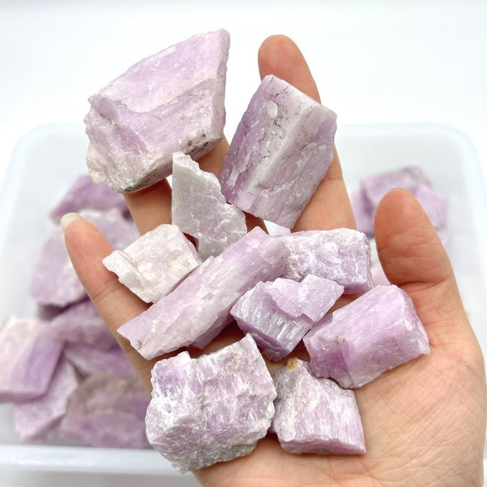 Natural Kunzite Purple Spodumene Raw Stone wholesale