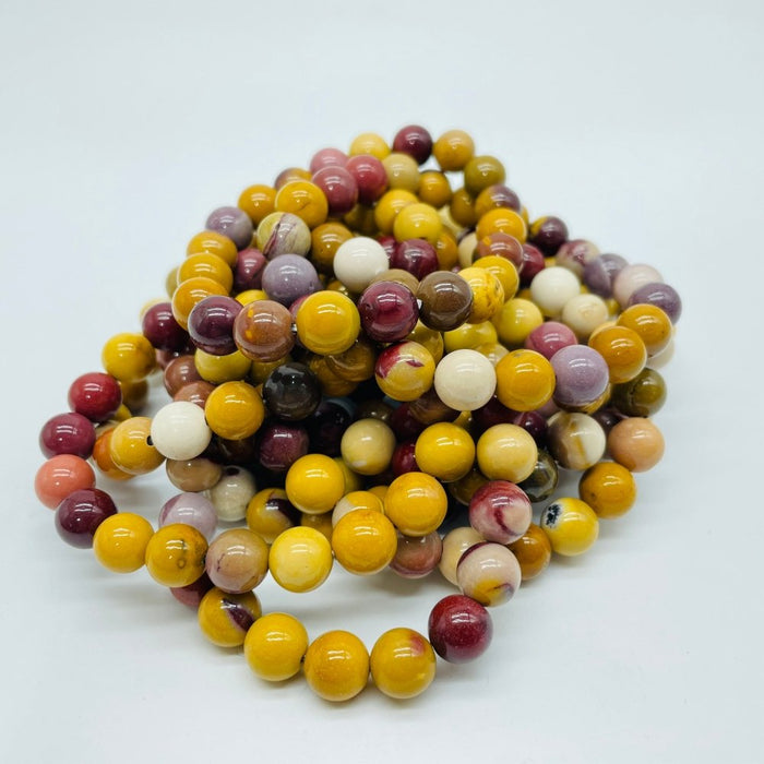 8mm Natural Mookaite Jasper Bracelet Crystal Wholesale