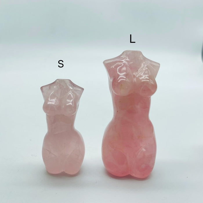 Natural Rose Quartz Goddess Carving Wholesale