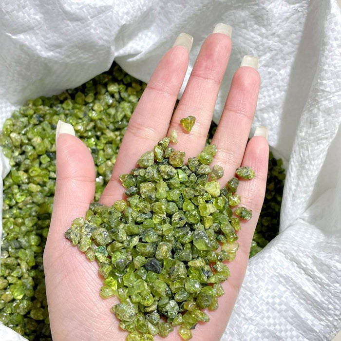 Normal Grade Green Peridot Gravel Chips