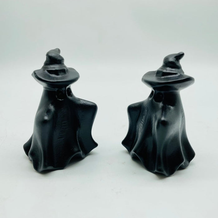 Black Obsidian Wizard Hat Ghost Carving Wholesale