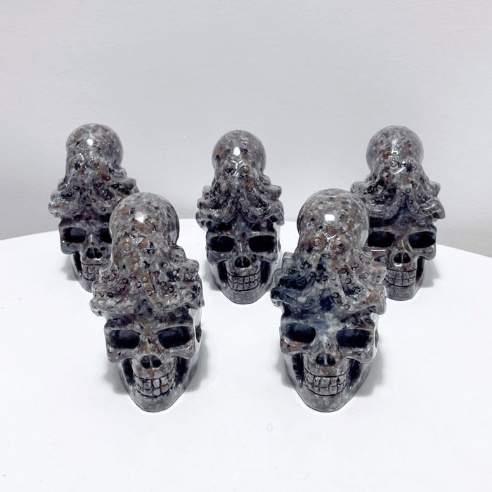 Octopus Skull Carving Wholesale Yooperlite