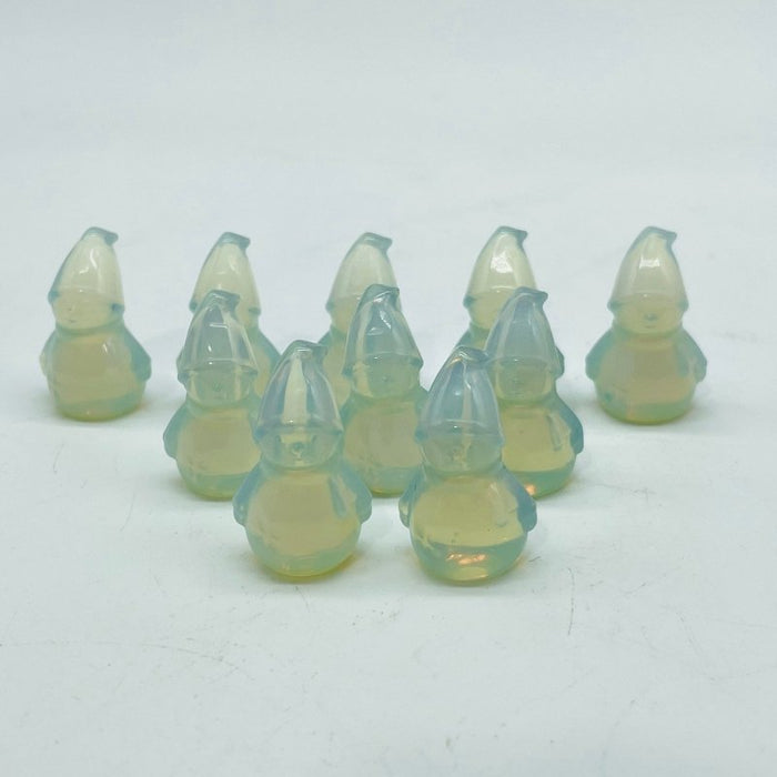 Opalite Snowman Carving Wholesale