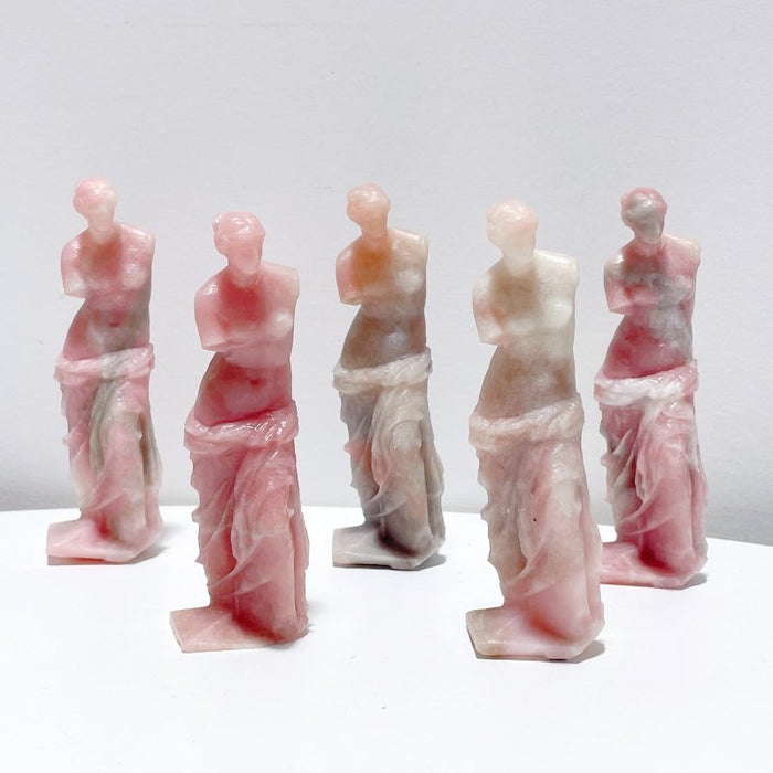 Pink Opal Venus De Milo Carving Wholesale