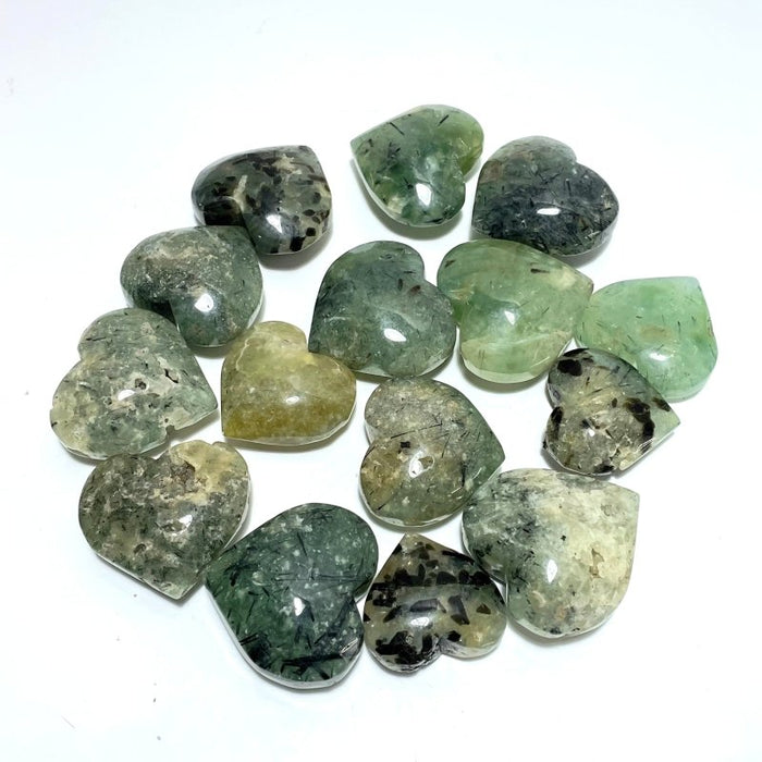 Prehnite Stone Heart Crystal Wholesale