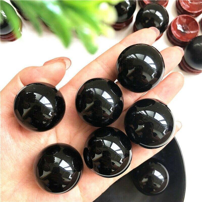 Black Obsidian Sphere Wholesale