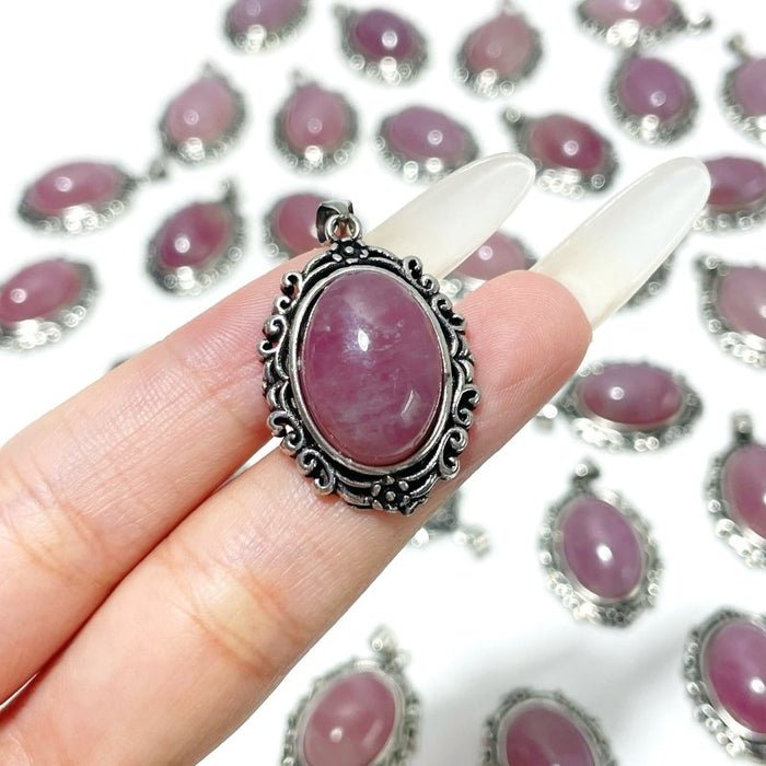 Purple Rose Quartz Pendant Wholesale
