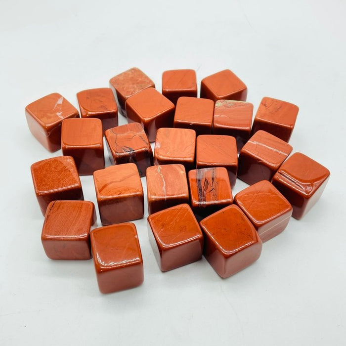 Red Jasper Cube Tumbled Wholesale