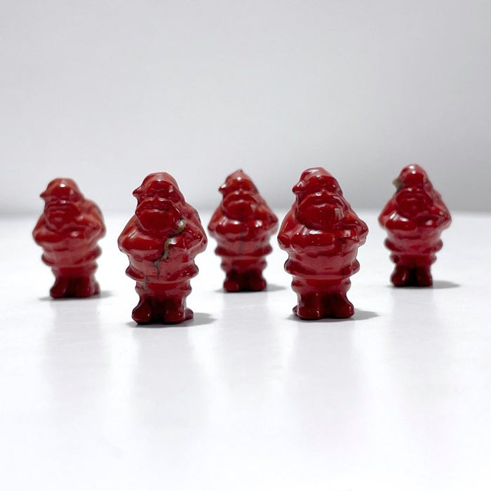 Red Jasper Santa Claus Carving Wholesale