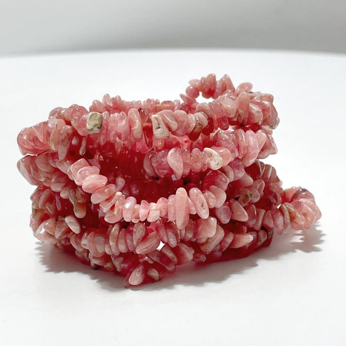 Rhodochrosite Chips Bracelet Wholesale