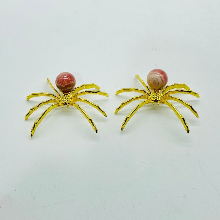 Rhodochrosite Sphere Spider Wholesale