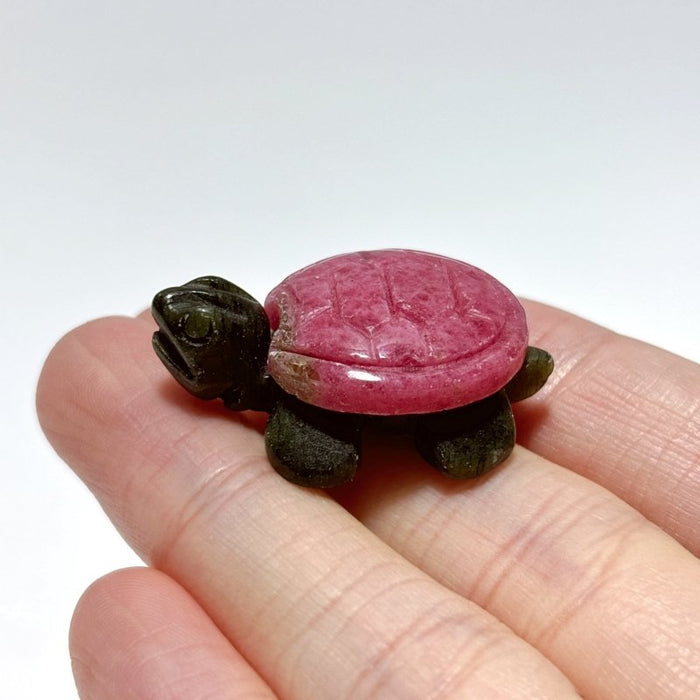 Rhodonite Turtle Carving Crystal Wholesale