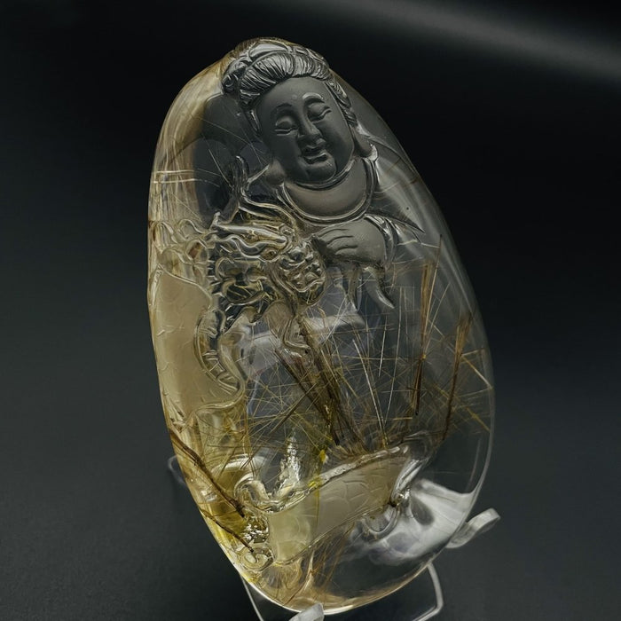 Rutile Quartz Guanyin Quan Yin