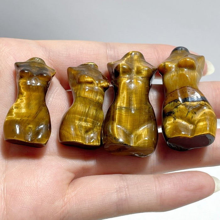 Tiger Eye Goddess Carving Wholesale