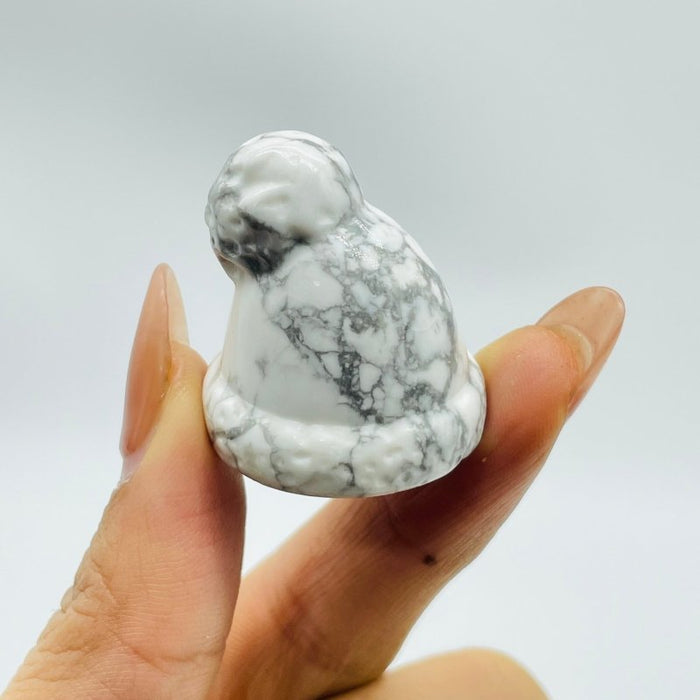 Winter Hat Cap Carving Wholesale Sodalite Howlite