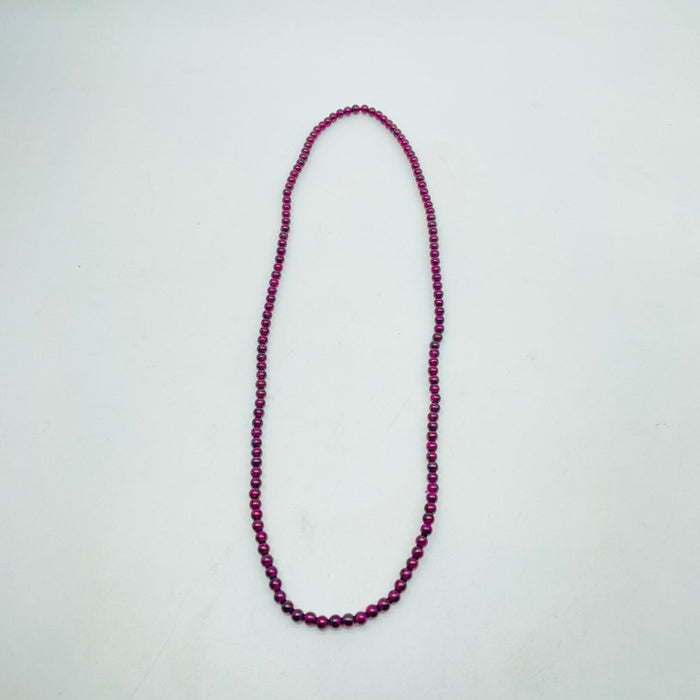 0.16in(4mm) High Quality 3-LOOP Garnet Bracelet Wholesale