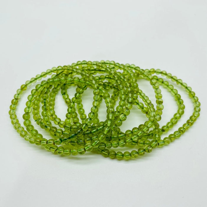 0.16in(4mm) High Quality Peridot Bracelet Wholesale