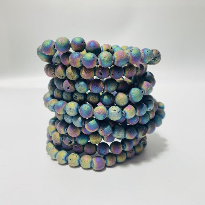 0.31in(8mm) Aura Sphalerite Bracelet Wholesale