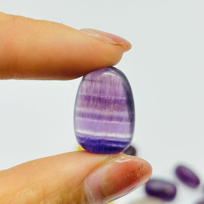 0.4-0.8in Rainbow Fluorite Tumbled Wholesale