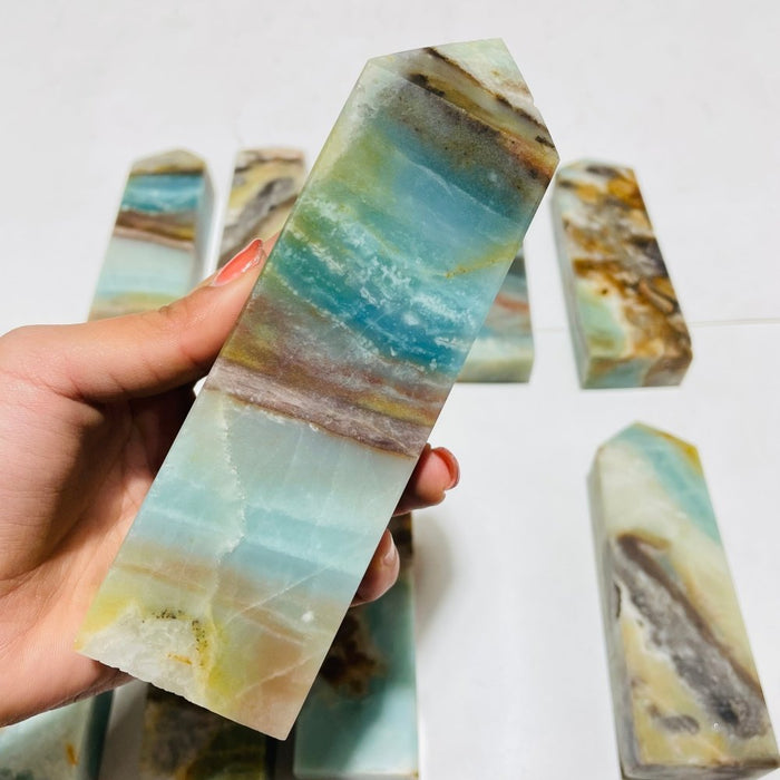 10 Pieces Caribbean Four-Sided Tower Points