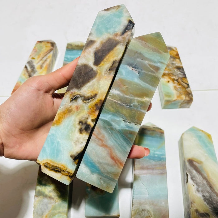 10 Pieces Caribbean Four-Sided Tower Points