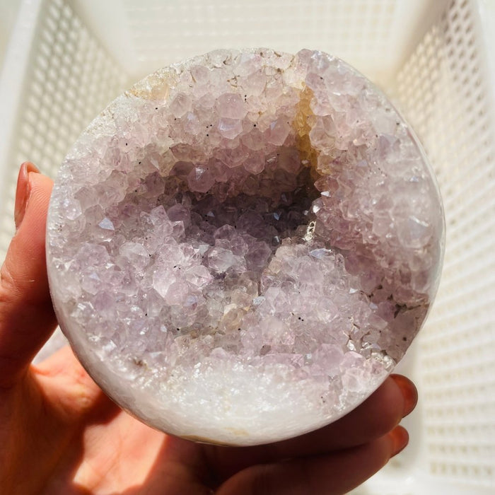 10 Pieces High Quality Amethyst Geode Sphere Ball