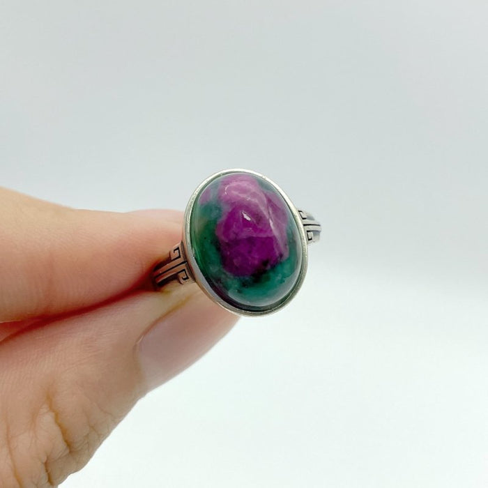 10 Pieces S925 Different Styles Ruby In Kyanite Ring