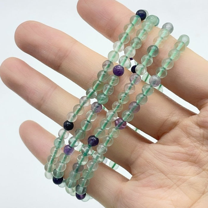 10 Types Mini Beads 4mm Bracelet Wholesale Golden Rutile Fluorite Dragon Blood Stone