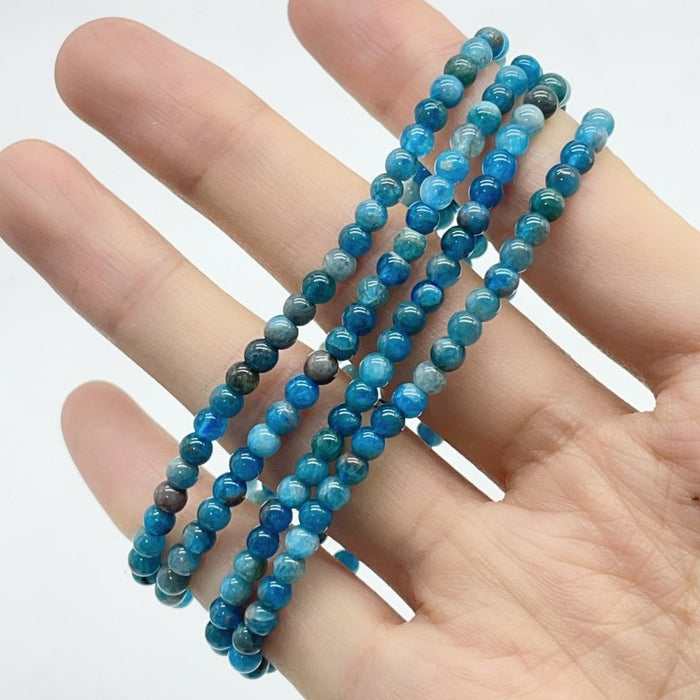 10 Types Mini Beads 4mm Bracelet Wholesale Golden Rutile Fluorite Dragon Blood Stone