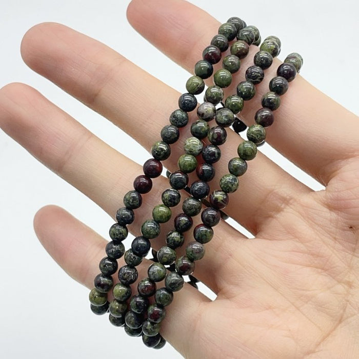 10 Types Mini Beads 4mm Bracelet Wholesale Golden Rutile Fluorite Dragon Blood Stone