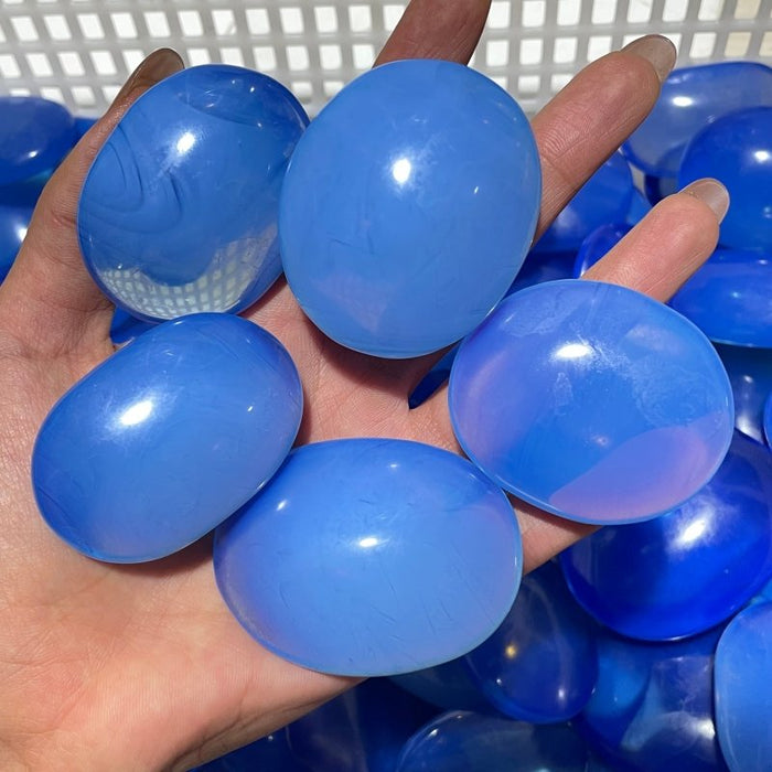 100 Pieces Blue Opalite Palm