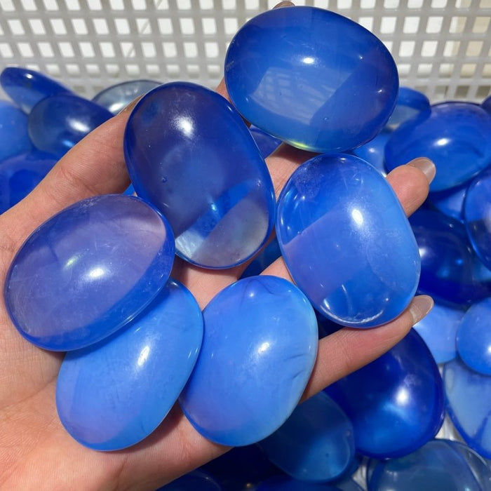 100 Pieces Blue Opalite Palm