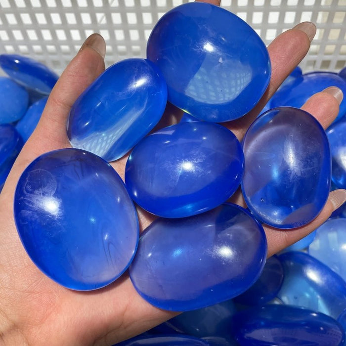 100 Pieces Blue Opalite Palm