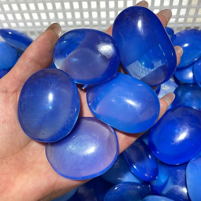 100 Pieces Blue Opalite Palm